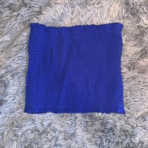 Royal blue tube top
